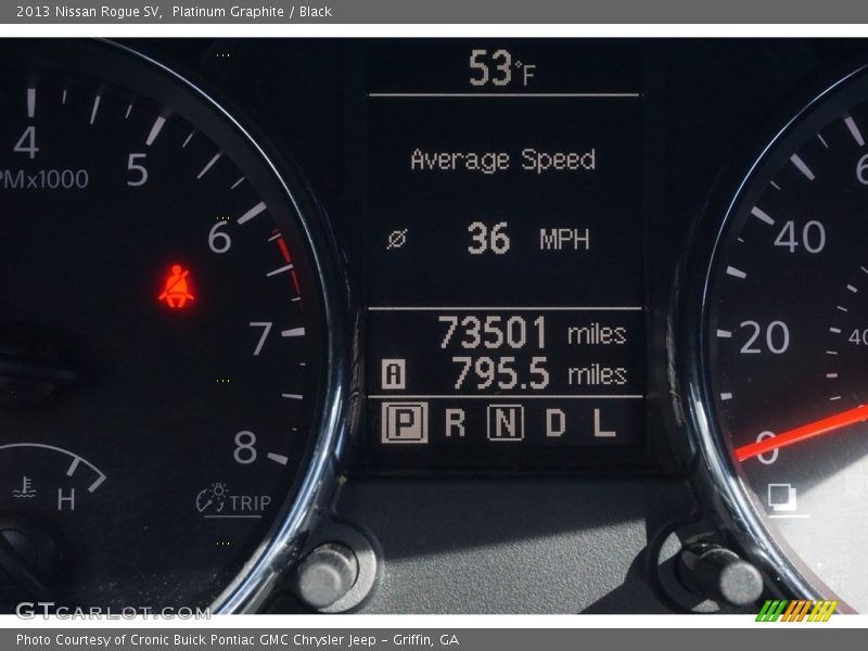 Platinum Graphite / Black 2013 Nissan Rogue SV
