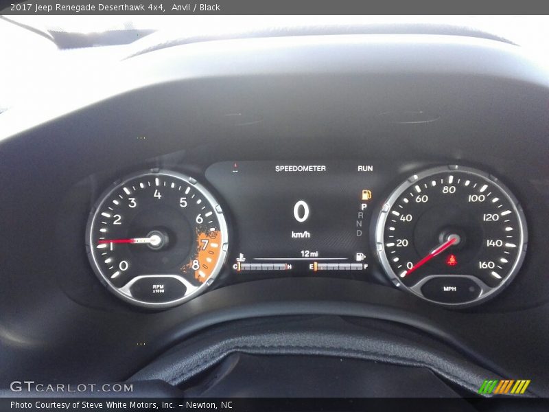 Anvil / Black 2017 Jeep Renegade Deserthawk 4x4