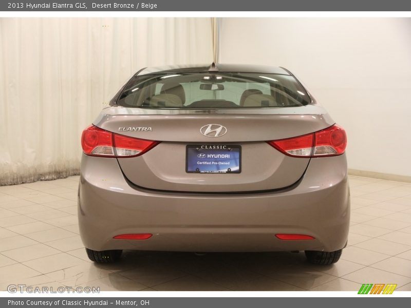 Desert Bronze / Beige 2013 Hyundai Elantra GLS