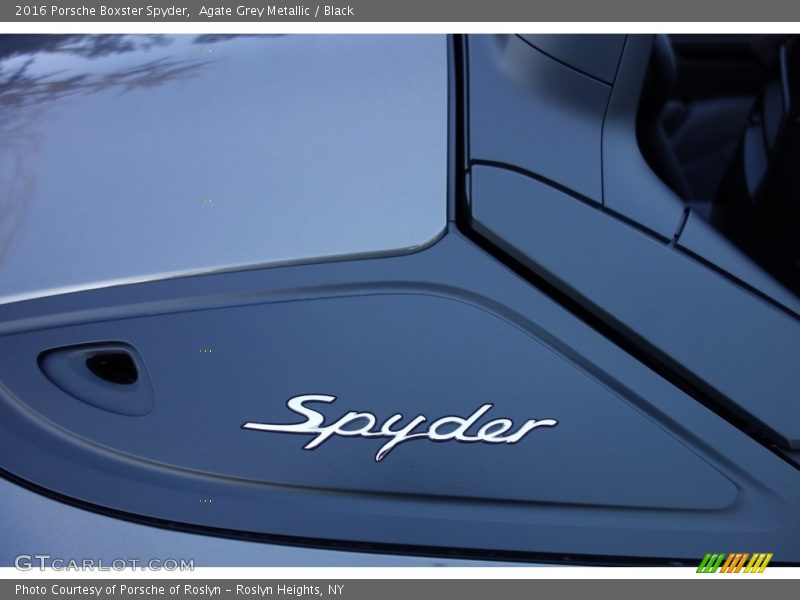  2016 Boxster Spyder Logo