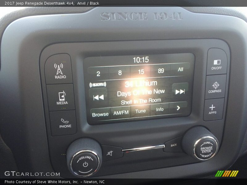 Anvil / Black 2017 Jeep Renegade Deserthawk 4x4