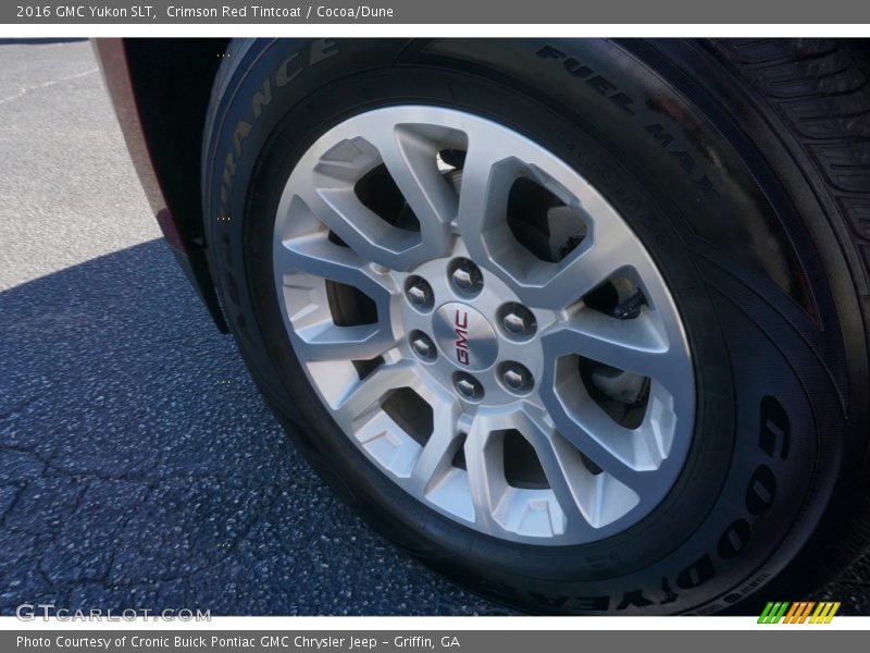 Crimson Red Tintcoat / Cocoa/Dune 2016 GMC Yukon SLT