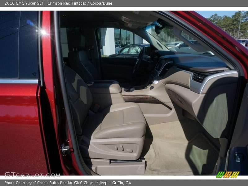 Crimson Red Tintcoat / Cocoa/Dune 2016 GMC Yukon SLT