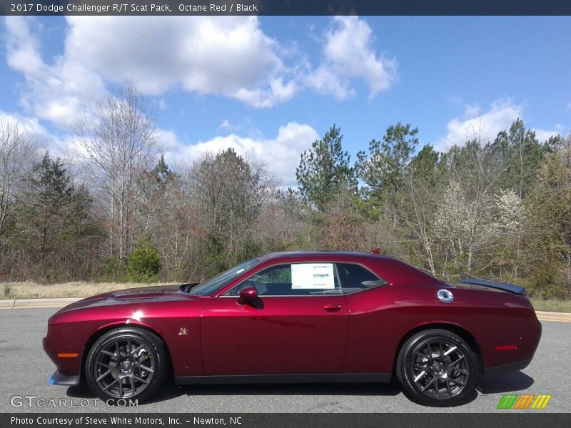 Octane Red / Black 2017 Dodge Challenger R/T Scat Pack