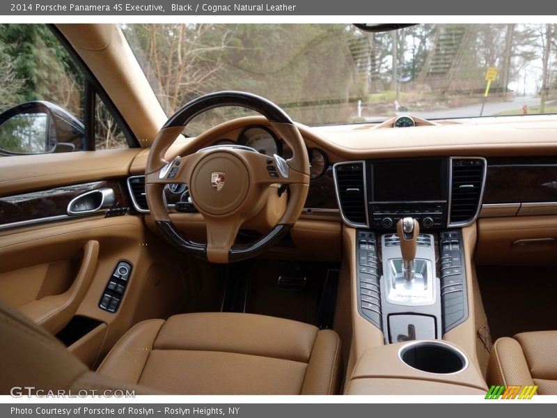 Black / Cognac Natural Leather 2014 Porsche Panamera 4S Executive