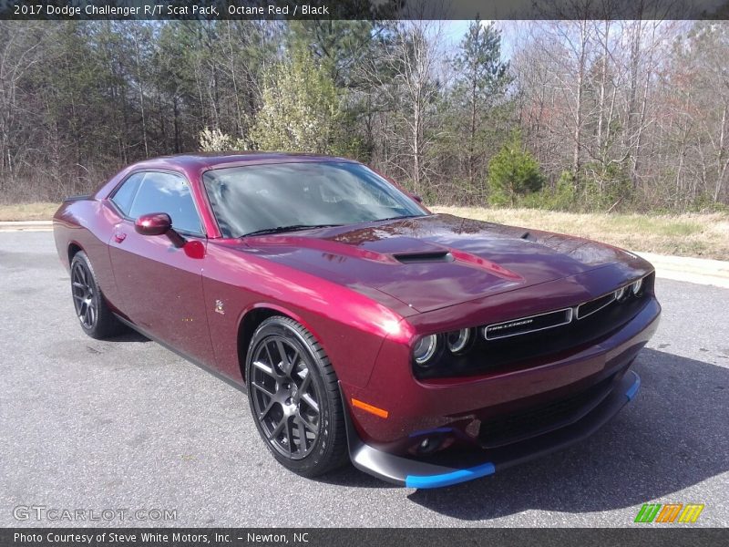 Octane Red / Black 2017 Dodge Challenger R/T Scat Pack