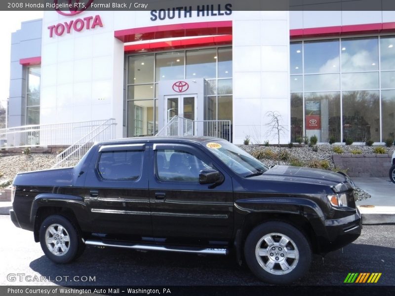 Formal Black / Gray 2008 Honda Ridgeline RTS