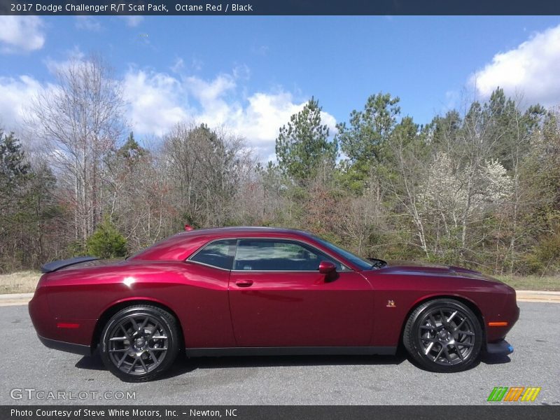 Octane Red / Black 2017 Dodge Challenger R/T Scat Pack