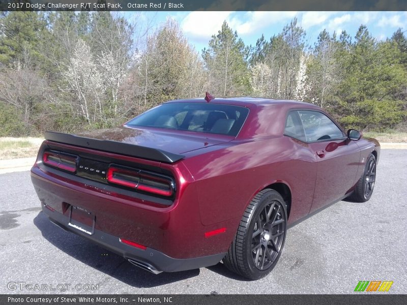 Octane Red / Black 2017 Dodge Challenger R/T Scat Pack