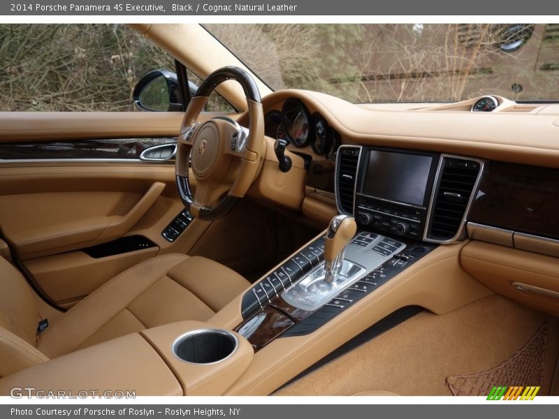 Black / Cognac Natural Leather 2014 Porsche Panamera 4S Executive