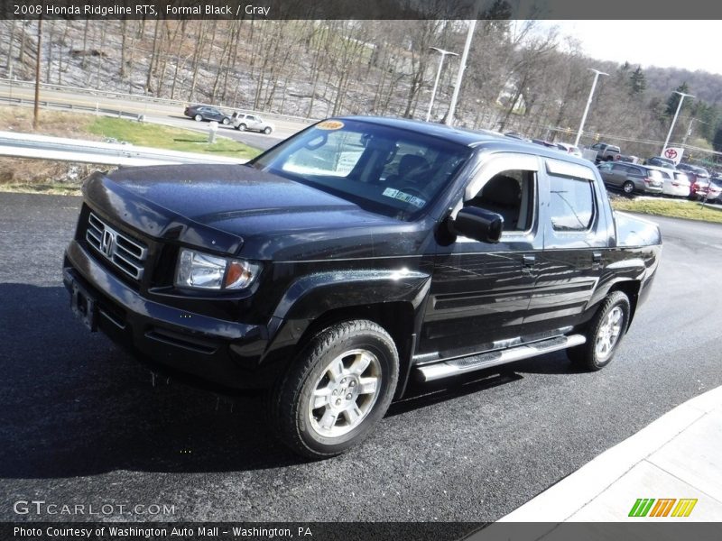 Formal Black / Gray 2008 Honda Ridgeline RTS