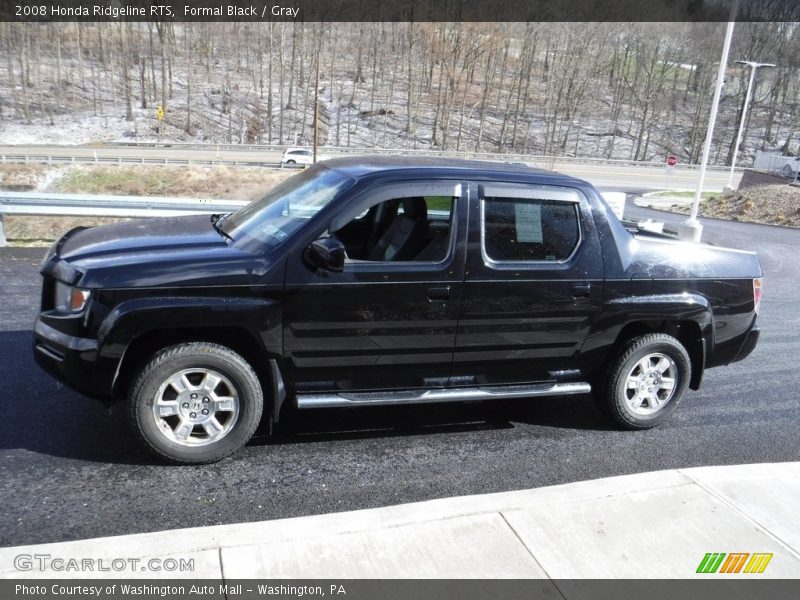 Formal Black / Gray 2008 Honda Ridgeline RTS