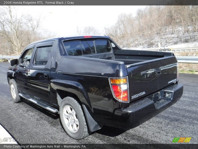 Formal Black / Gray 2008 Honda Ridgeline RTS