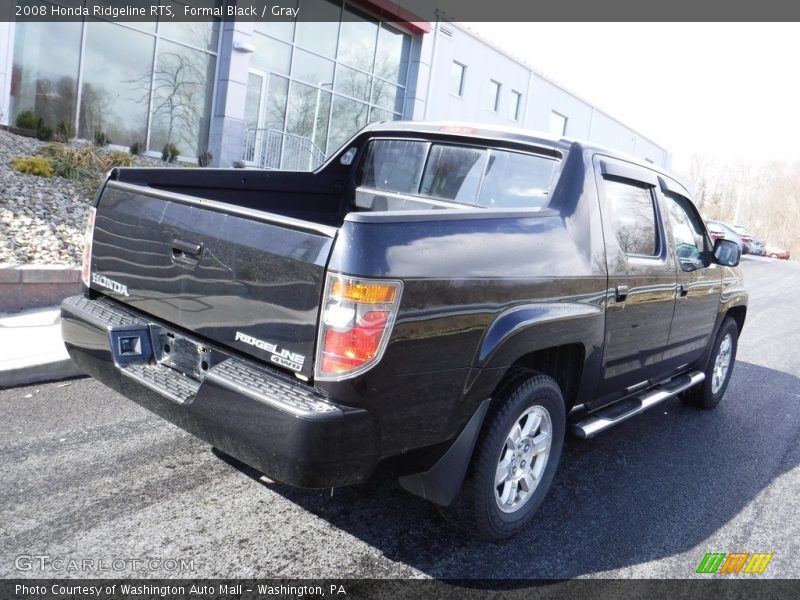 Formal Black / Gray 2008 Honda Ridgeline RTS