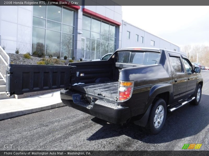 Formal Black / Gray 2008 Honda Ridgeline RTS