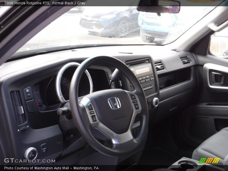 Formal Black / Gray 2008 Honda Ridgeline RTS