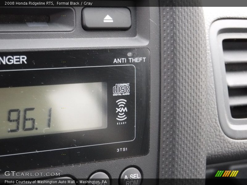 Formal Black / Gray 2008 Honda Ridgeline RTS