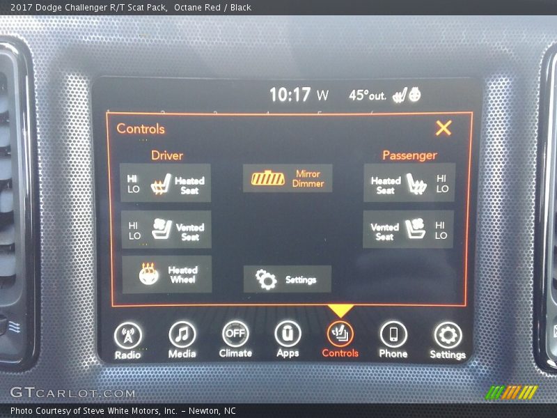 Octane Red / Black 2017 Dodge Challenger R/T Scat Pack