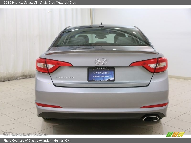 Shale Gray Metallic / Gray 2016 Hyundai Sonata SE