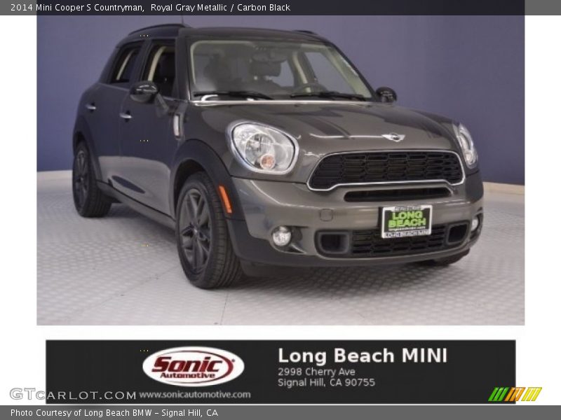 Royal Gray Metallic / Carbon Black 2014 Mini Cooper S Countryman