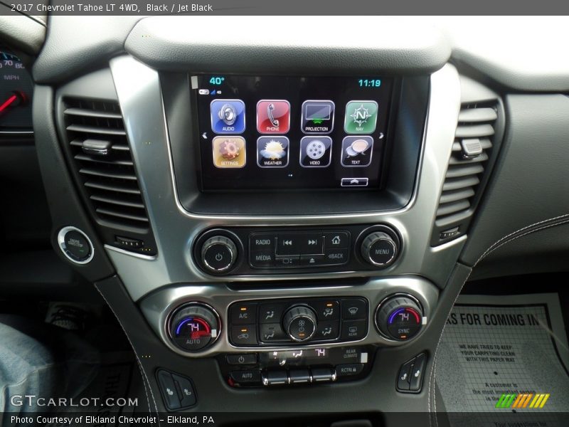 Black / Jet Black 2017 Chevrolet Tahoe LT 4WD