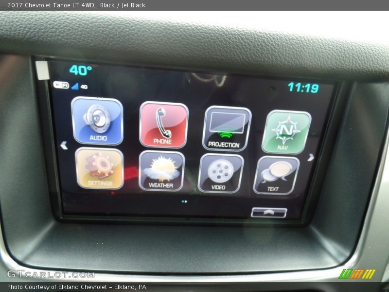Black / Jet Black 2017 Chevrolet Tahoe LT 4WD