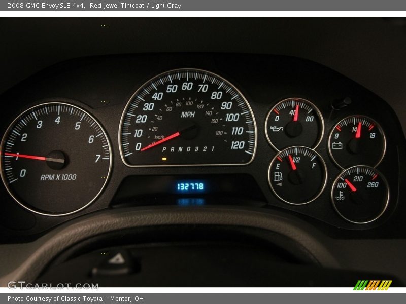 Red Jewel Tintcoat / Light Gray 2008 GMC Envoy SLE 4x4