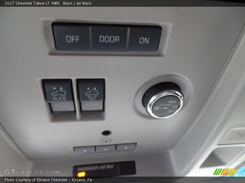 Black / Jet Black 2017 Chevrolet Tahoe LT 4WD