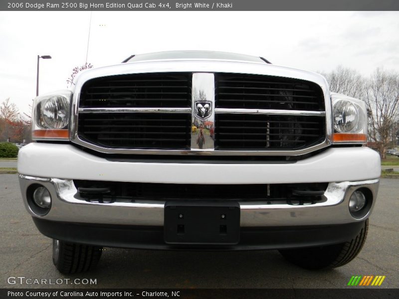 Bright White / Khaki 2006 Dodge Ram 2500 Big Horn Edition Quad Cab 4x4