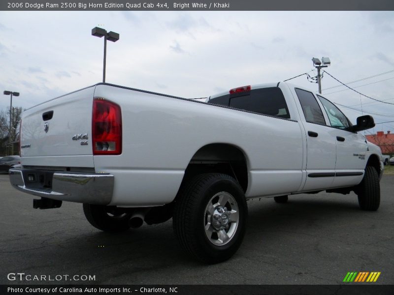 Bright White / Khaki 2006 Dodge Ram 2500 Big Horn Edition Quad Cab 4x4