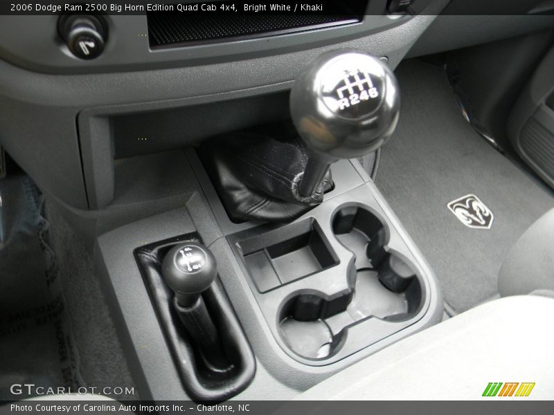 Bright White / Khaki 2006 Dodge Ram 2500 Big Horn Edition Quad Cab 4x4