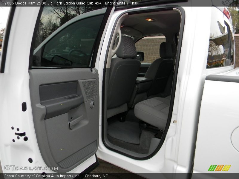 Bright White / Khaki 2006 Dodge Ram 2500 Big Horn Edition Quad Cab 4x4