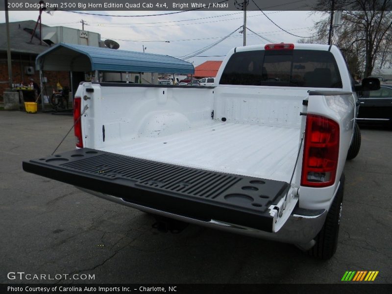 Bright White / Khaki 2006 Dodge Ram 2500 Big Horn Edition Quad Cab 4x4