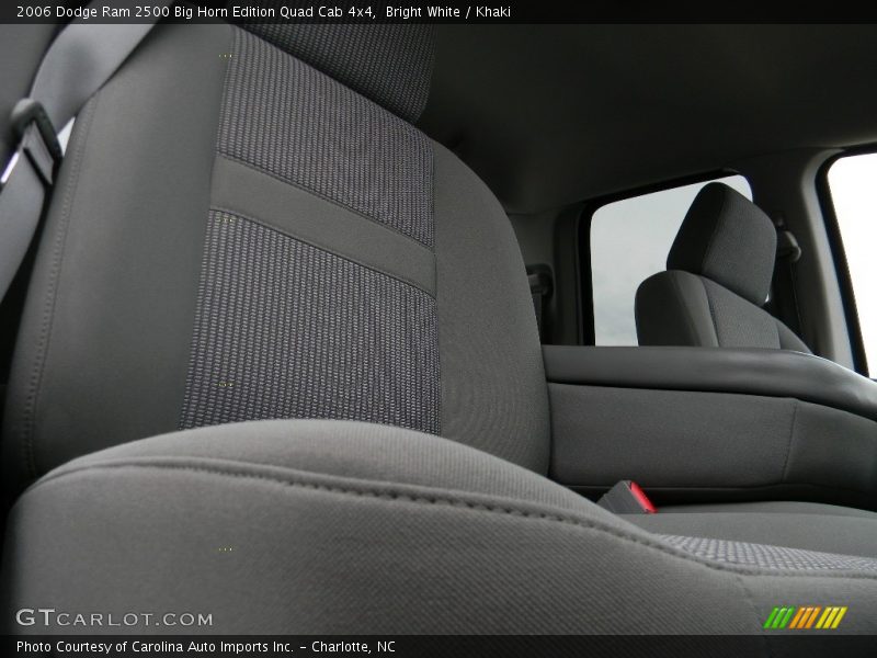 Bright White / Khaki 2006 Dodge Ram 2500 Big Horn Edition Quad Cab 4x4