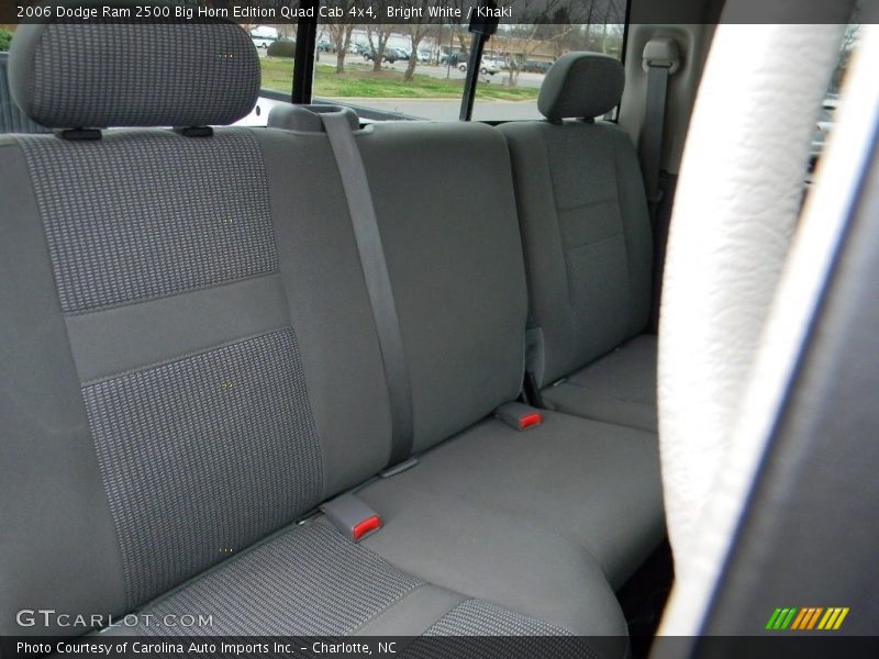 Bright White / Khaki 2006 Dodge Ram 2500 Big Horn Edition Quad Cab 4x4