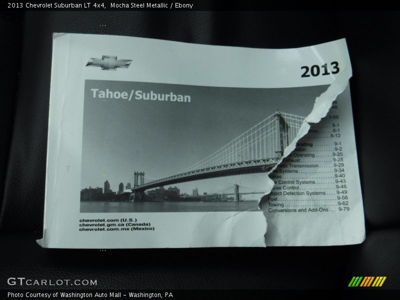 Mocha Steel Metallic / Ebony 2013 Chevrolet Suburban LT 4x4