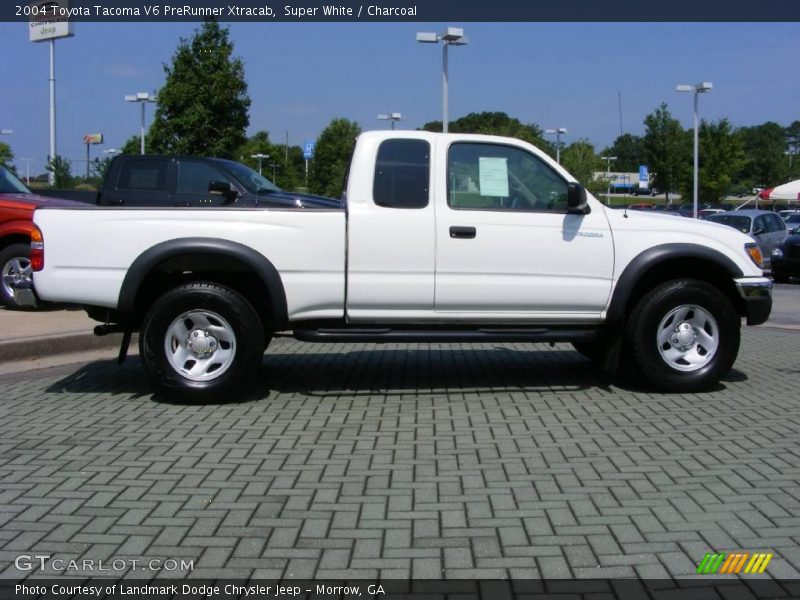Super White / Charcoal 2004 Toyota Tacoma V6 PreRunner Xtracab