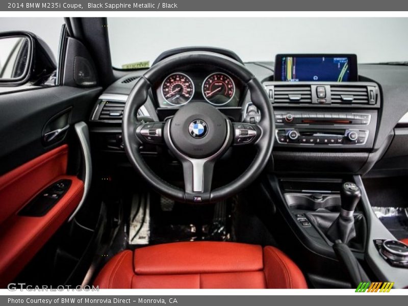 Black Sapphire Metallic / Black 2014 BMW M235i Coupe