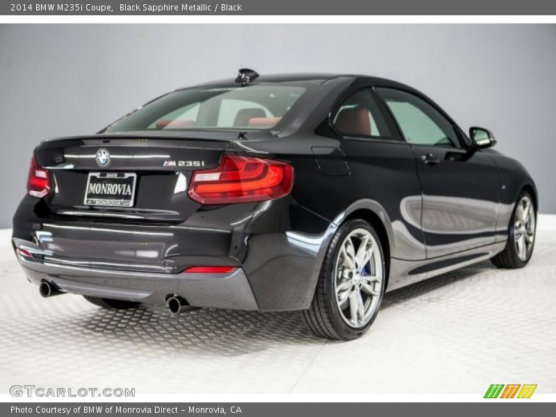 Black Sapphire Metallic / Black 2014 BMW M235i Coupe