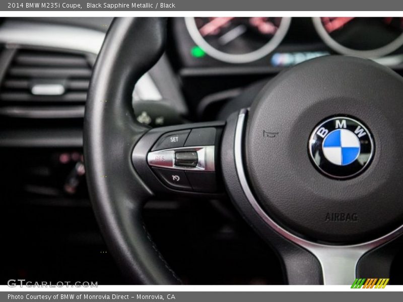 Black Sapphire Metallic / Black 2014 BMW M235i Coupe