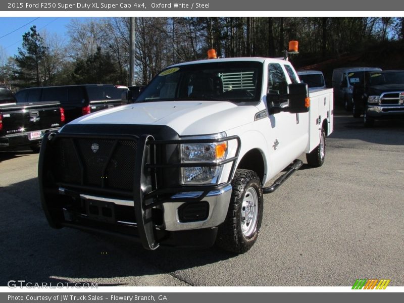 Oxford White / Steel 2015 Ford F250 Super Duty XL Super Cab 4x4