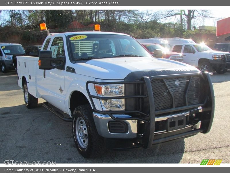 Oxford White / Steel 2015 Ford F250 Super Duty XL Super Cab 4x4