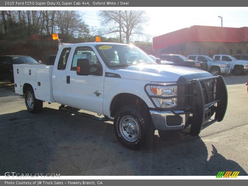 Oxford White / Steel 2015 Ford F250 Super Duty XL Super Cab 4x4