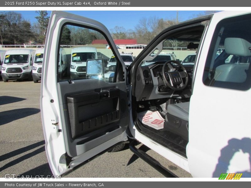Oxford White / Steel 2015 Ford F250 Super Duty XL Super Cab 4x4