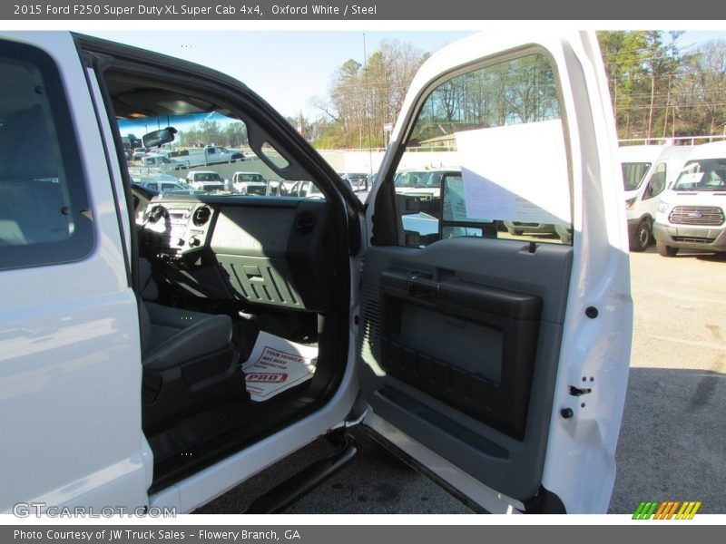 Oxford White / Steel 2015 Ford F250 Super Duty XL Super Cab 4x4