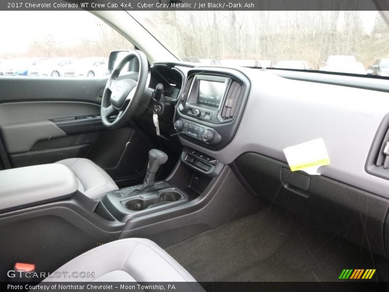 Cyber Gray Metallic / Jet Black/­Dark Ash 2017 Chevrolet Colorado WT Crew Cab 4x4
