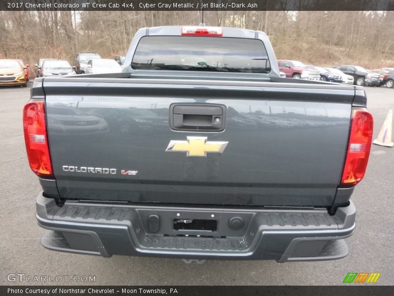 Cyber Gray Metallic / Jet Black/­Dark Ash 2017 Chevrolet Colorado WT Crew Cab 4x4