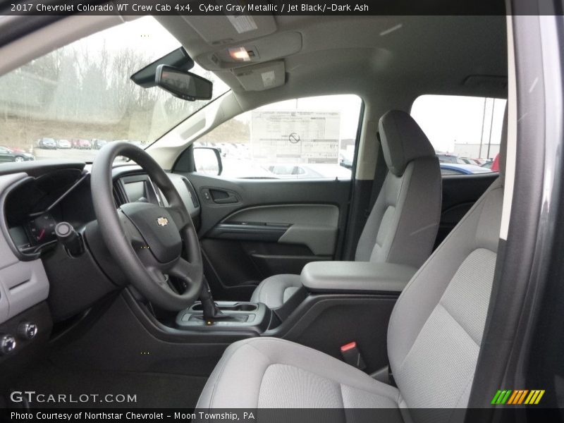 Cyber Gray Metallic / Jet Black/­Dark Ash 2017 Chevrolet Colorado WT Crew Cab 4x4