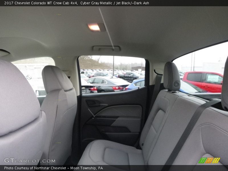 Cyber Gray Metallic / Jet Black/­Dark Ash 2017 Chevrolet Colorado WT Crew Cab 4x4