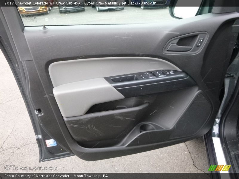 Cyber Gray Metallic / Jet Black/­Dark Ash 2017 Chevrolet Colorado WT Crew Cab 4x4
